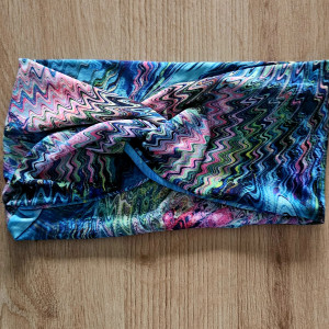 Opaska na włosy Kolorowa uciągliwa na co dzień i ćwiczeń