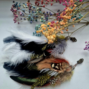 klipsy pióra leciutkie