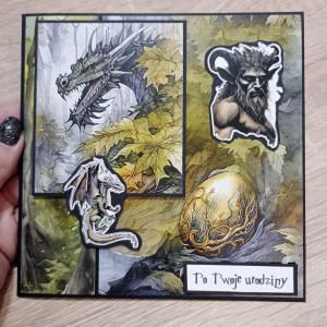 Kartka urodzinowa fantasy