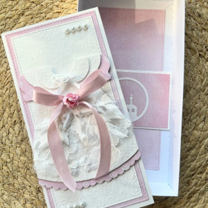 255,Pamiątka Chrztu Świętego dla Dziewczynki w pudełku