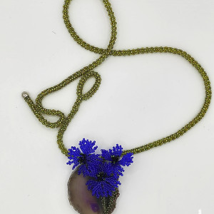 Chabry na plastrze agatu 3D