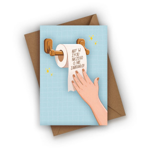 Kartka urodzinowa- Aby w życiu niczego Ci nie zabrakło