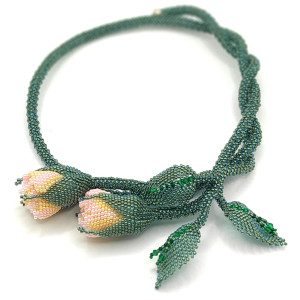 Naszyjnik / Róża 3D