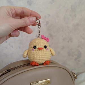 Brelok mała kura, Brelok kurczaczek, Prezent wielkanocny