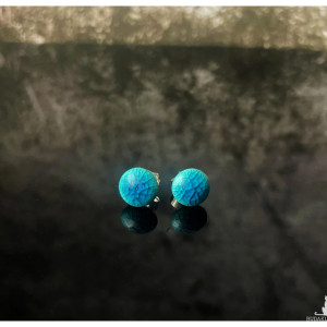 Kolczyki lazurowe sztyfty