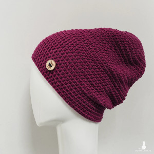 Czapka całoroczna przejściowa cienka bawełna S/M unisex biskupi