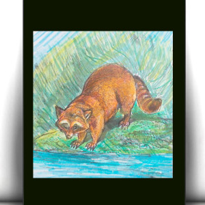 retro plakat A4, zwierzęta obrazek 21x30, vintage obrazek do domu, vintage plakat ze zwierzętami, zoo plakat A4, zoo obrazek A4, zwierzęta grafika na ścianę, boho posters a4