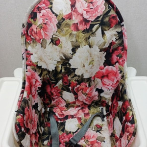 PODUSZKA, WKŁADKA DO KRZESEŁKA IKEA-ANTILOP-piwonie