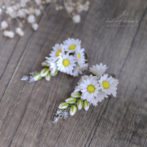 Kolczyki ze stokrotkami