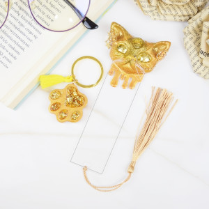 Komplet zakładka + brelok Kocia Harmonia 5