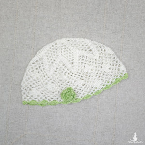 6698 szydełkowa, ażurowa czapka; czapka dla niej, dla niego, na wiosnę, na lato
