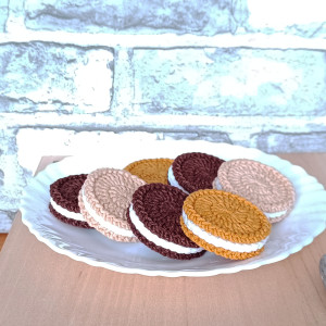 Szydełkowe ciasteczko ZERO KALORII