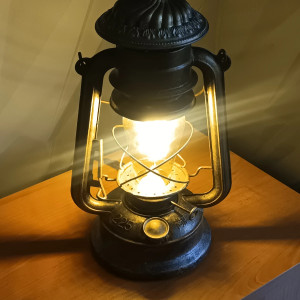 Lampka nocna, dekoracyjna, rękodzieło