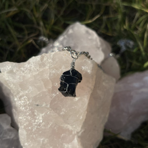 naszyjnik OBSYDIAN - kryształ ochrony i wewnętrznej siły