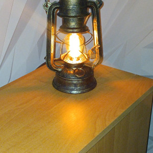 Lampka nocna, dekoracyjna, rękodzieło