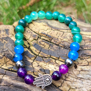 Bransoletka z kamieni naturalnych