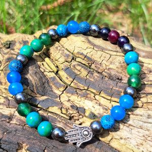 Bransoletka z kamieni naturalnych