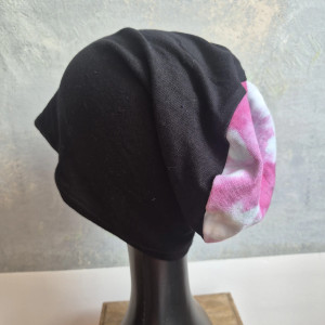 Czapka czarna wiosenna uniwersalna