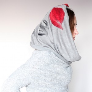 komin handmade filcowany zdejmij szpile załóż glany