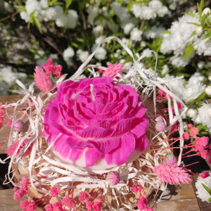 Dekoracyjna świeca z wosku sojowego