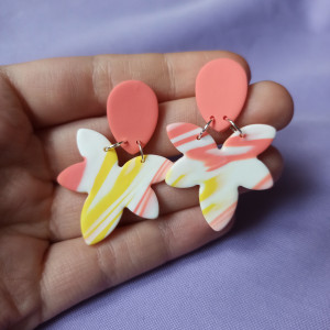 Kolczyki z gliny polimerowej