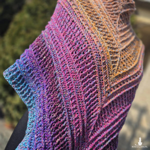 Chusta Lynd - rękodzieło z błyskiem