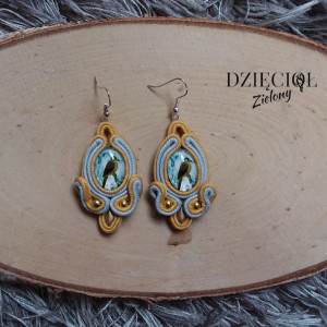 Kolczyki sutasz z ptakami