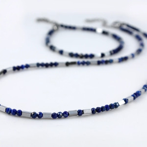 Naszyjnik lapis lazuri 2
