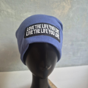 Czapka codzienna niebieska damsko-męska unisex