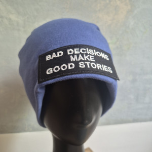 Czapka codzienna niebieska damsko-męska unisex