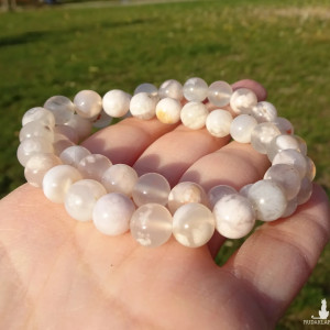 Bransoletka z kamieni Agat Sakura