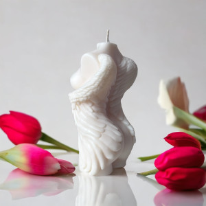 Świeca sojowa anioł angel kobieta