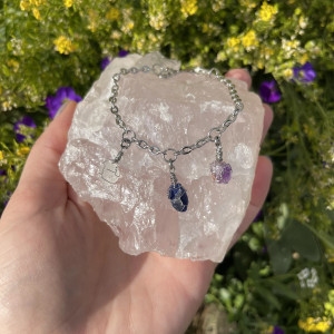 Bransoletka zodiakalna z kryształów DLA BLIŹNIĄT