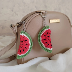 Brelok kawałek arbuza , Brelok arbuz do kluczy, Brelok dla dziecka