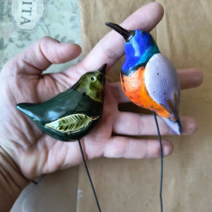 Barwne ptaszki na piku