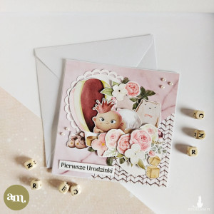 Kartka na urodziny dla dziewczynki - KUB-01