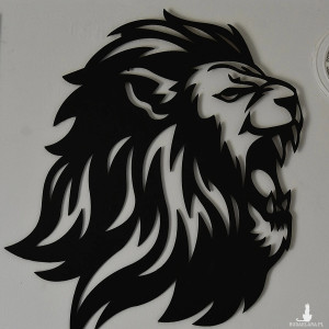 Lew-Obraz wypalany na płycie HDF