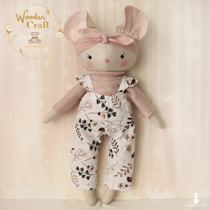 Myszka Mimi, przytulanka ręcznie szyta, prezent GOTOWY