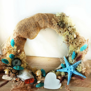 Wianek marynistyczny "Zaklinacz lata" – morska opowieść zamknięta w dekoracji!