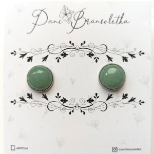 Kolczyki z awenturynem