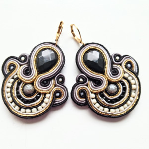 Noir kolczyki sutasz