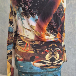 Sukienka malowana jak obraz