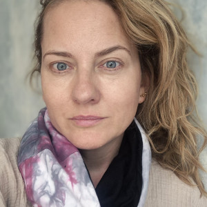 Komin ręcznie farbowany