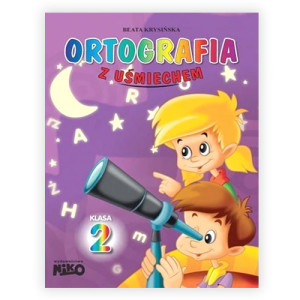 nowa książka Ortografia z uśmiechem klasa 2 Beata Krysińska, ćwiczenia język polski dla klasy 2, ortografia dla dzieci Beata Krysińska