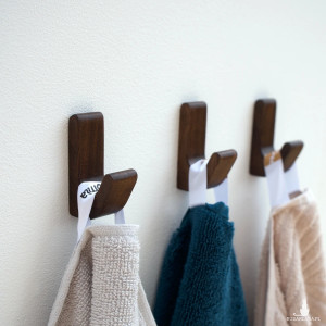 Drewniany haczyk samoprzylepny super mocny uniwersalny