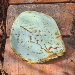 naczynie ceramiczne- miska listek