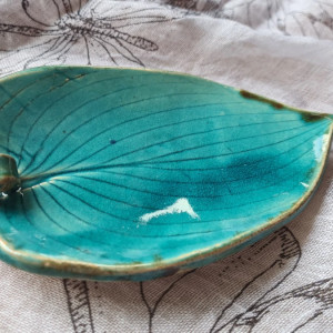 ceramiczny miseczka - liść