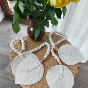 Dekoracyjny sznur do zasłon w stylu Boho - komplet