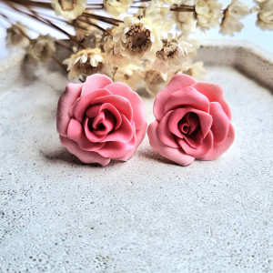 Kolczyki sztyfty róże