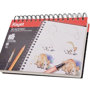 artystyczny szkicownik 60, art sketchbook kayet 60, szkicownik artystyczny  format A5, kayet szkicownik 60